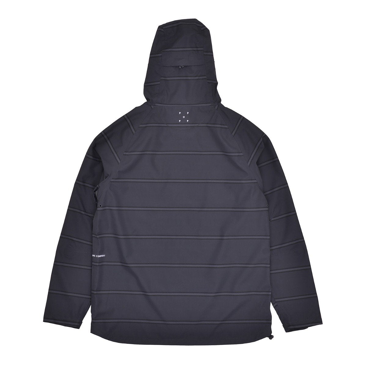Pop Trading Company Striped Oracle Jacket Anthracite / Black