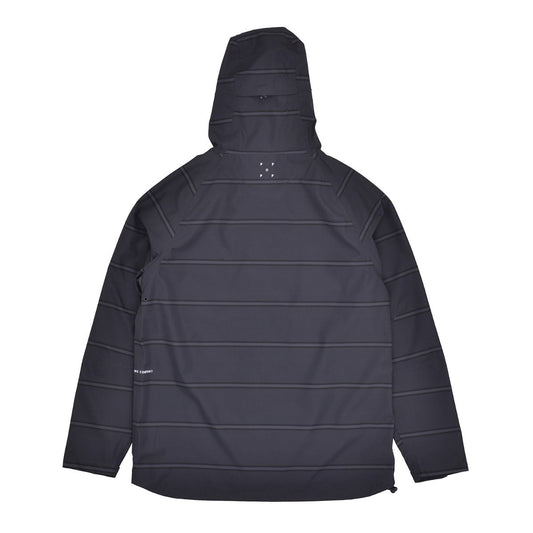 Pop Trading Company Striped Oracle Jacket Anthracite / Black