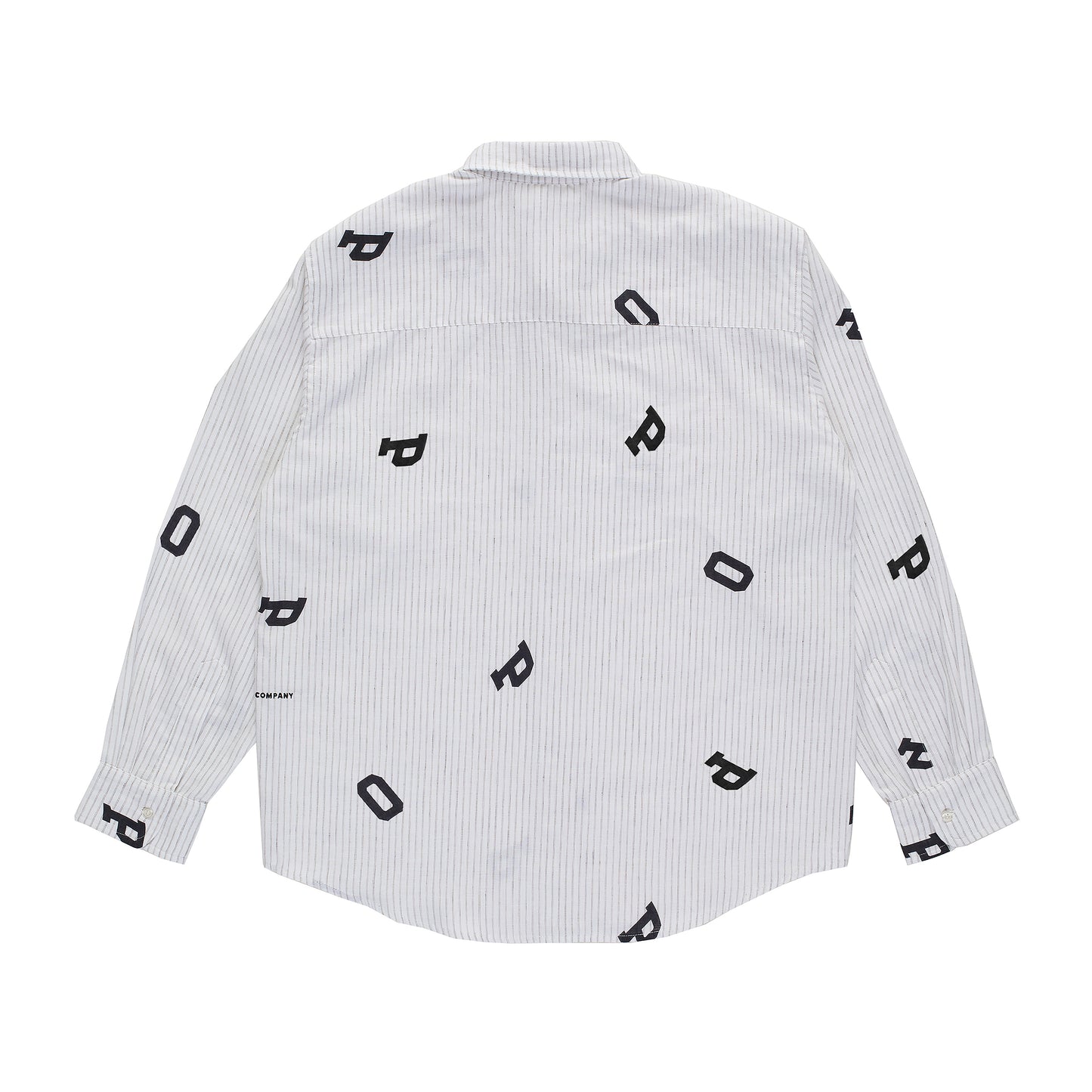 Letters Striped Pop Shirt