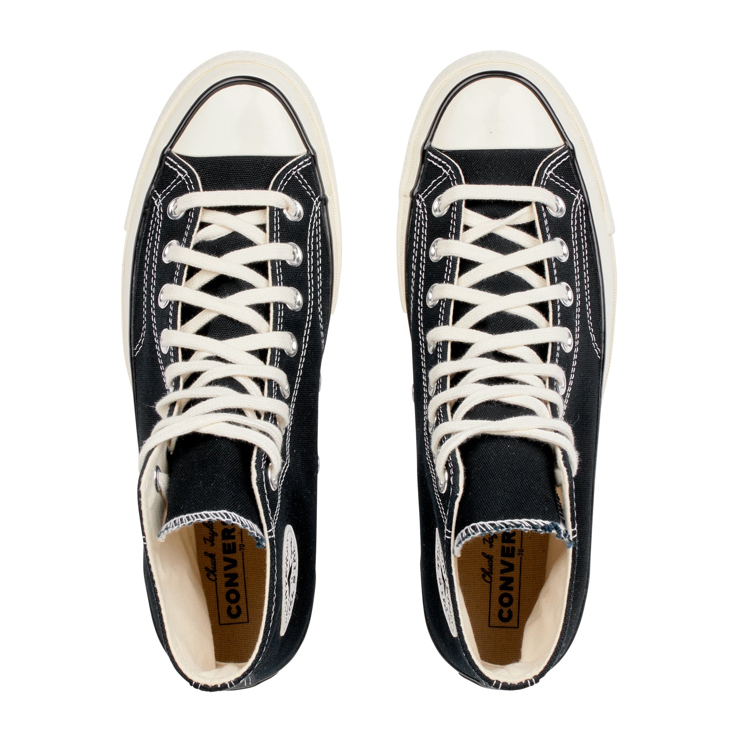 Converse - Chuck 70 Hi - BLACK/BLACK/EGRET / Sort - Sko