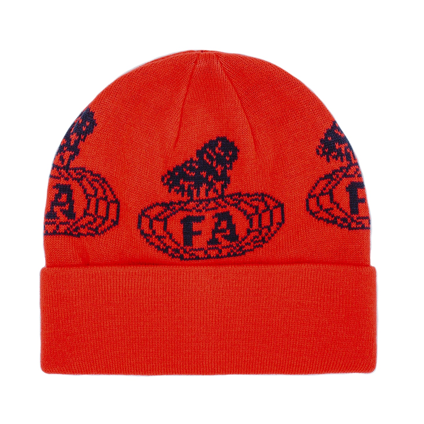 Fucking Awesome - Flea The World Beanie - BLOOD ORANGE / Orange||Sort - Accessories