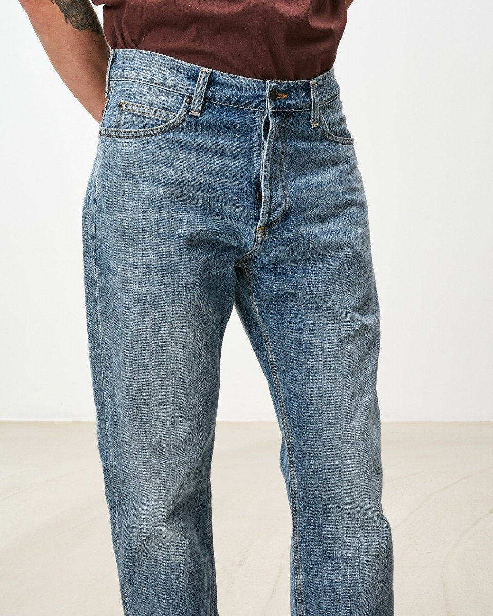 Carhartt WIP Marlow Pant Blue Worn Bleached