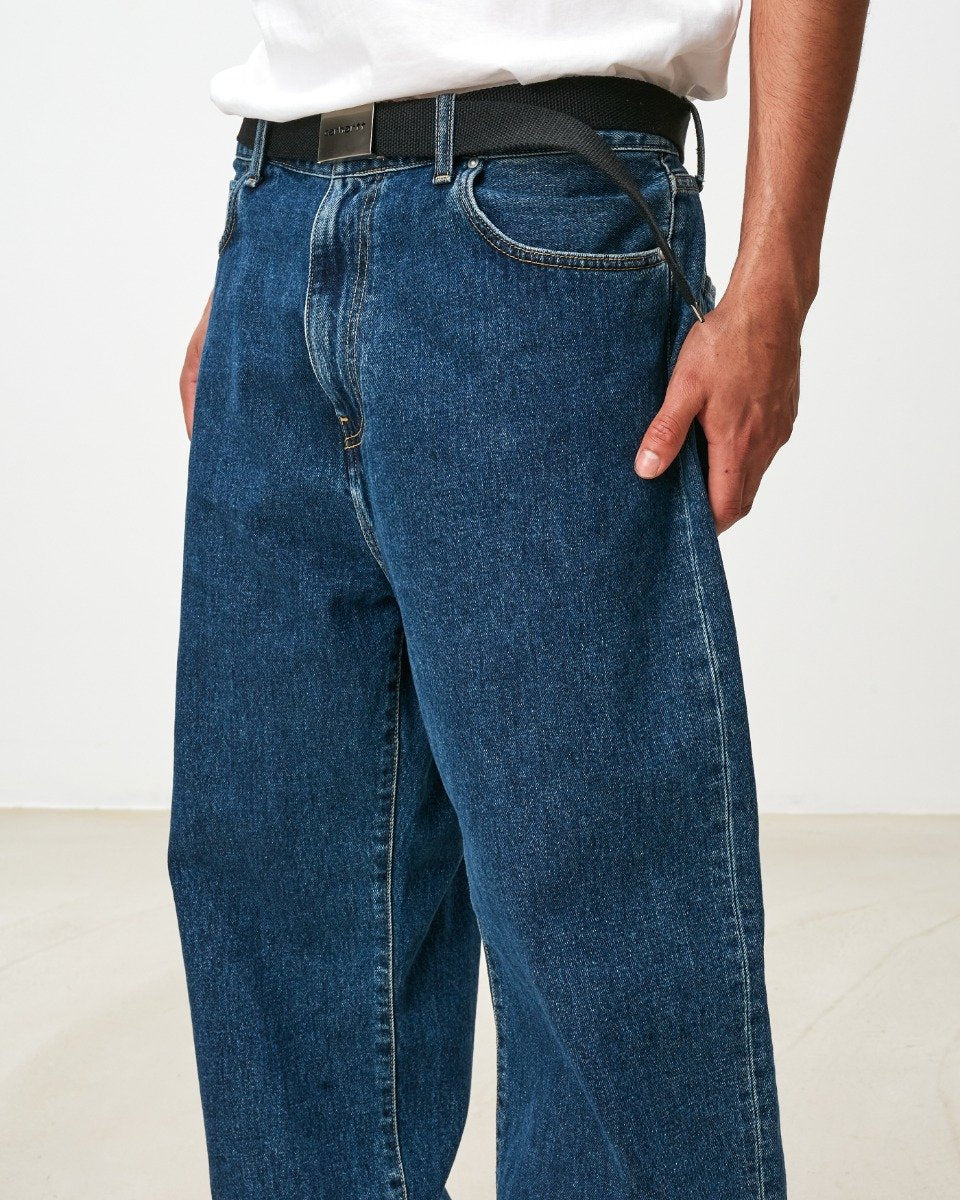 Carhartt WIP - Landon Pant Robertson - BLUE STONE WASHED / Blå - Bukser
