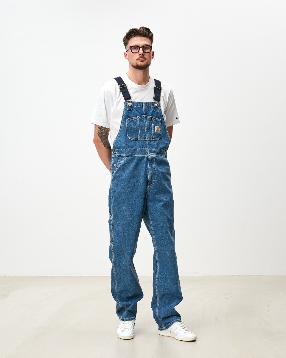 Bib Overall Blue Stone wash