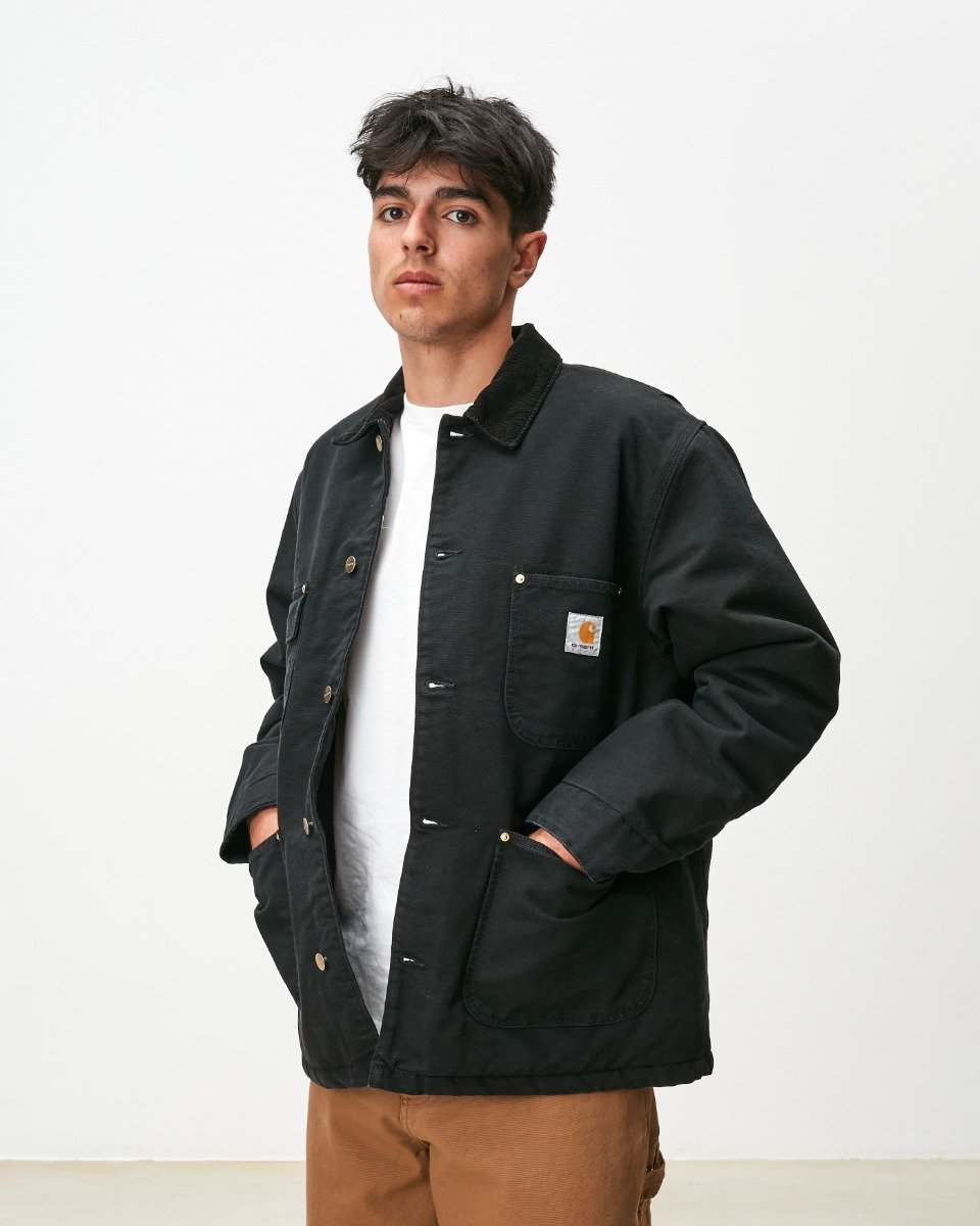 Carhartt WIP OG Chore Coat Black / Black Aged