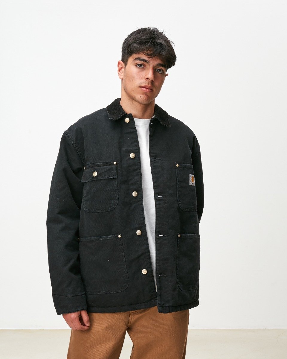 Carhartt WIP OG Chore Coat Black / Black Aged