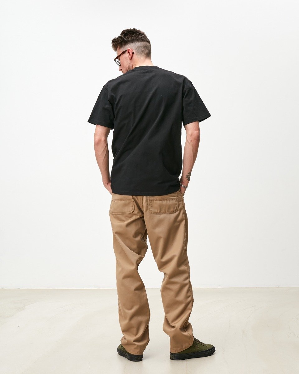 Carhartt WIP - S/S American Script T-Shirt - BLACK / Sort - T-Shirts