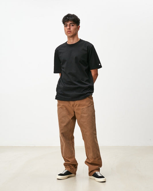 Carhartt WIP - S/S Base T-Shirt - BLACK / WHITE / Sort - T-Shirts
