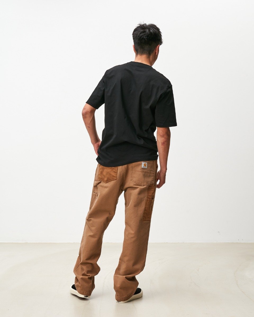 Carhartt WIP - S/S Base T-Shirt - BLACK / WHITE / Sort - T-Shirts