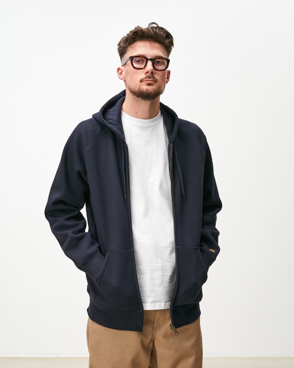 Hooded Chase Jacket Dark Navy