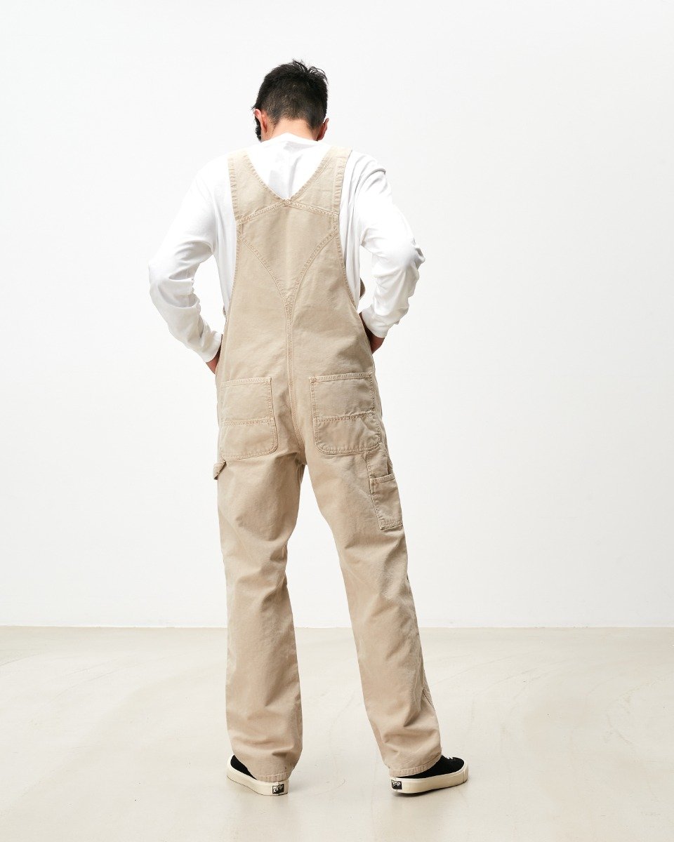 Bib Overall Dusty H Brown Faded