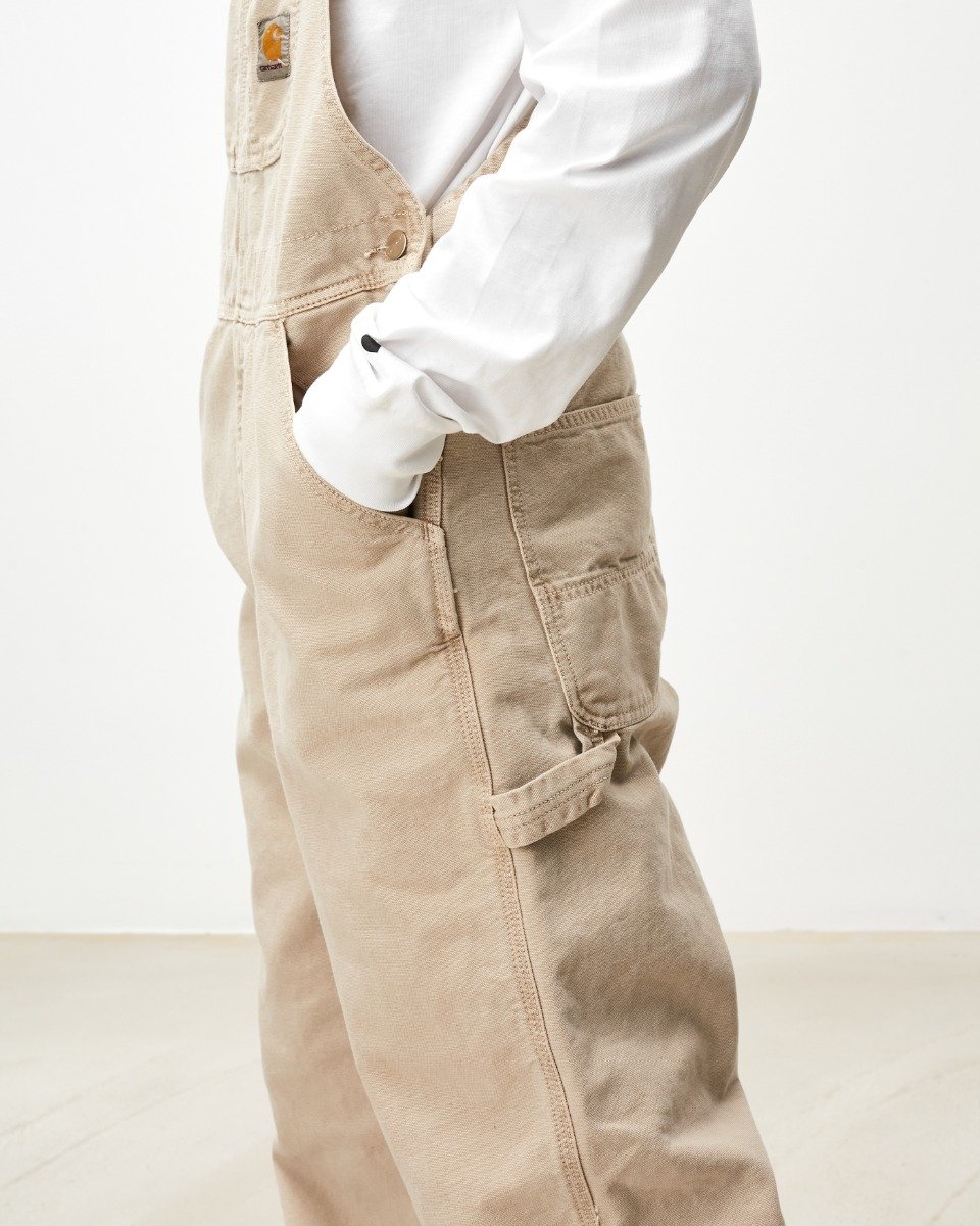 Bib Overall Dusty H Brown Faded