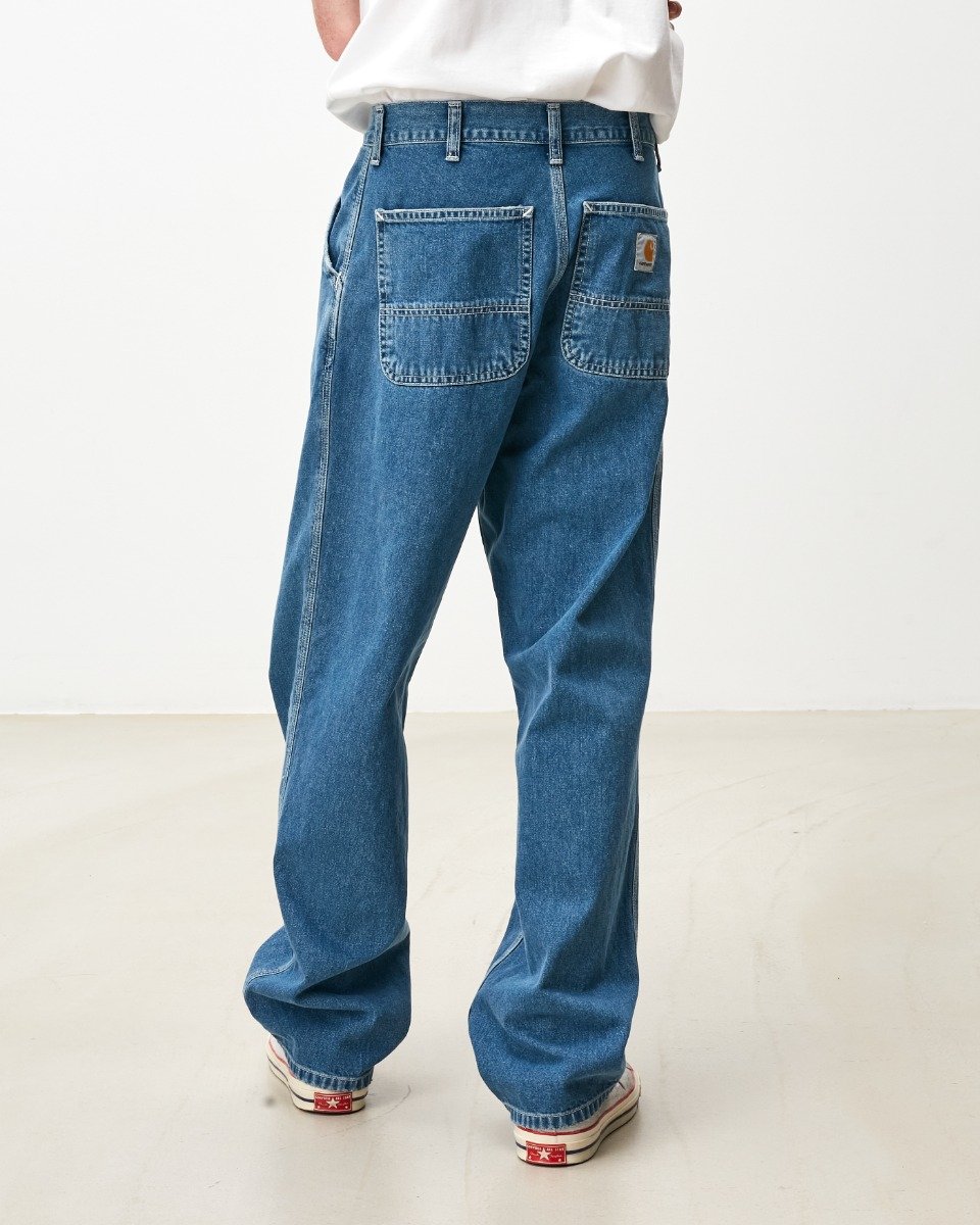 Carhartt WIP - Simple Pant Norco - BLUE STONE WASHED / Blå - Bukser