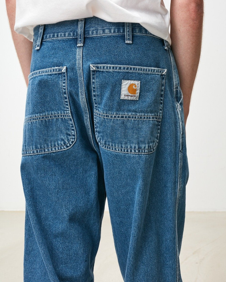 Carhartt WIP - Simple Pant Norco - BLUE STONE WASHED / Blå - Bukser