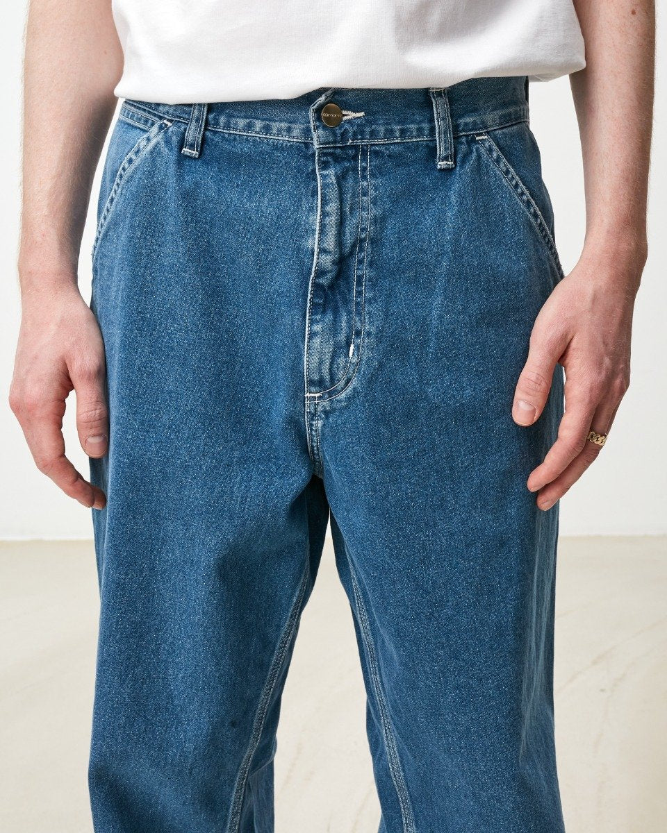 Carhartt WIP - Simple Pant Norco - BLUE STONE WASHED / Blå - Bukser