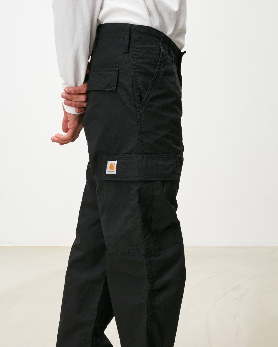 Carhartt WIP - Regular Cargo Pant Columbia - BLACK / Sort - Bukser