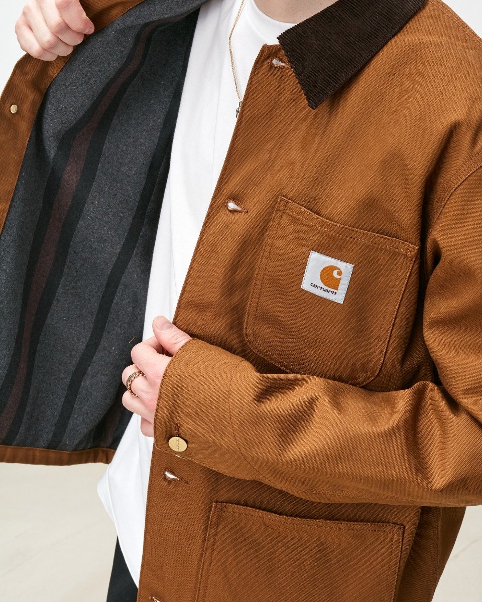 Carhartt WIP Michigan Coat Organic Hamilton Brown