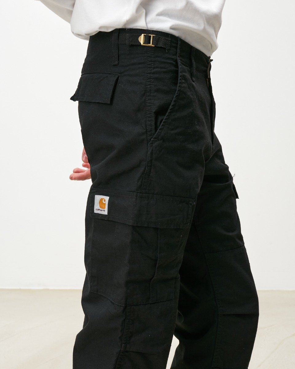Carhartt WIP - Aviation Pant Columbia - BLACK / Sort - Bukser