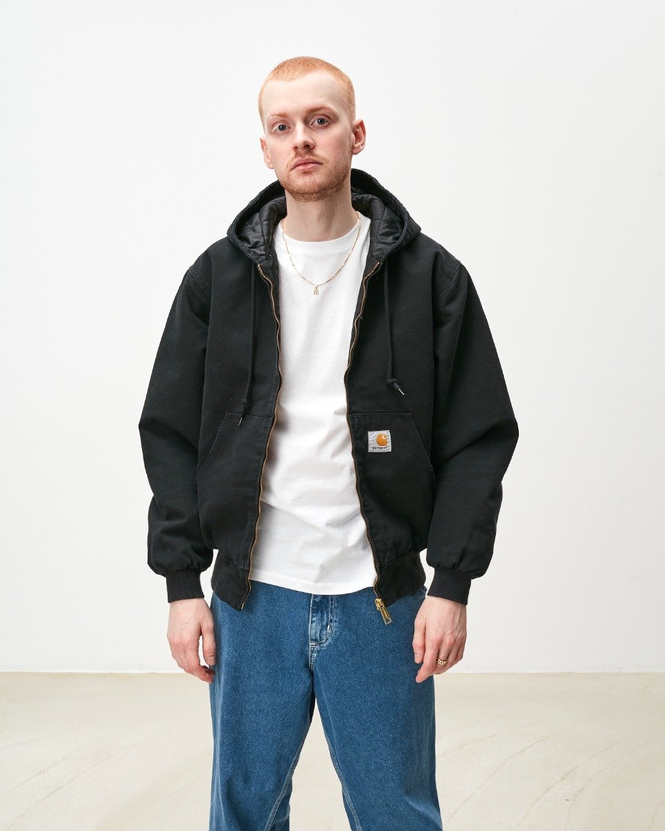 Carhartt WIP OG Active Jacket Black Aged Canvas