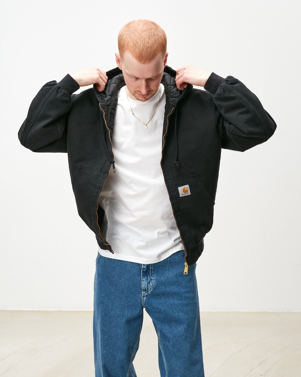 Carhartt WIP OG Active Jacket Black Aged Canvas