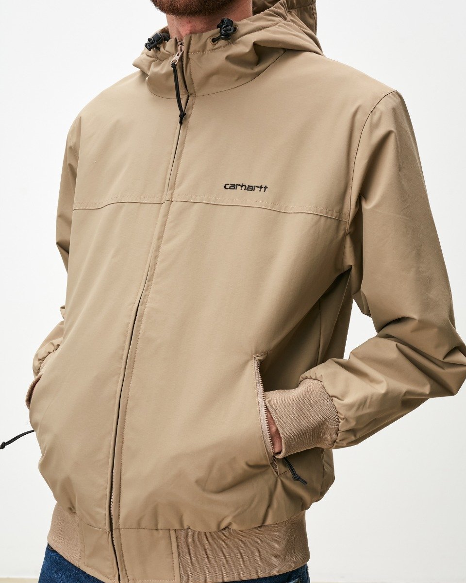 Carhartt WIP - Hooded Sail Jacket - TANAMI / BLACK / Beige - Jakker
