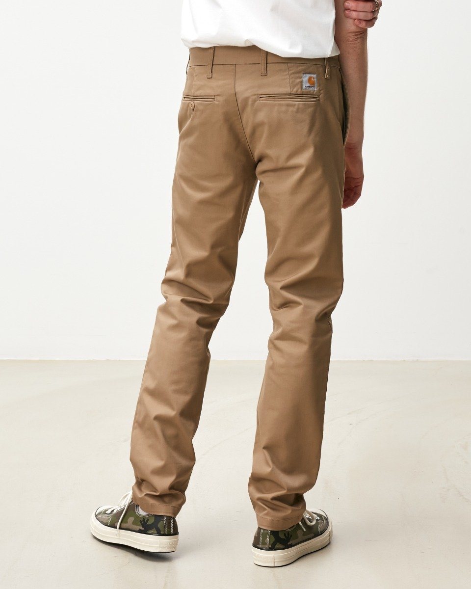 Carhartt WIP - Sid Pant Lamar - LEATHER / Beige - Bukser