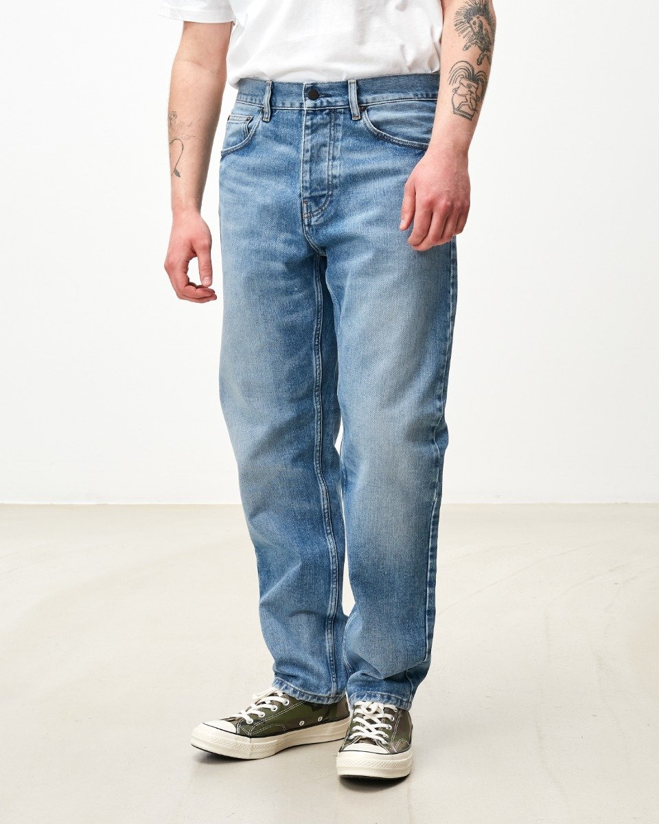 Newel Pant Blue Light Used Wash