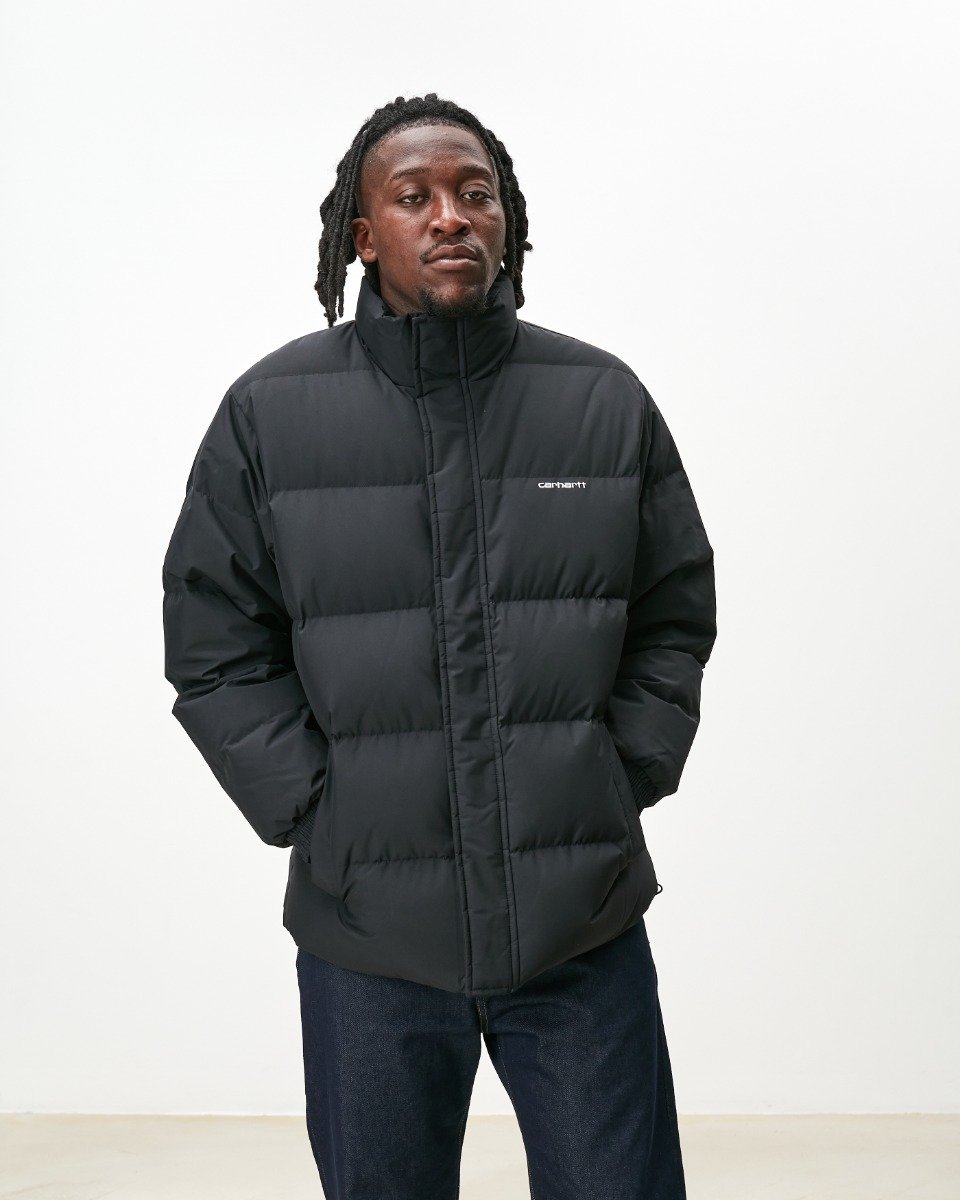 Carhartt WIP - Danville Jacket - BLACK / WHITE / Sort - Jakker
