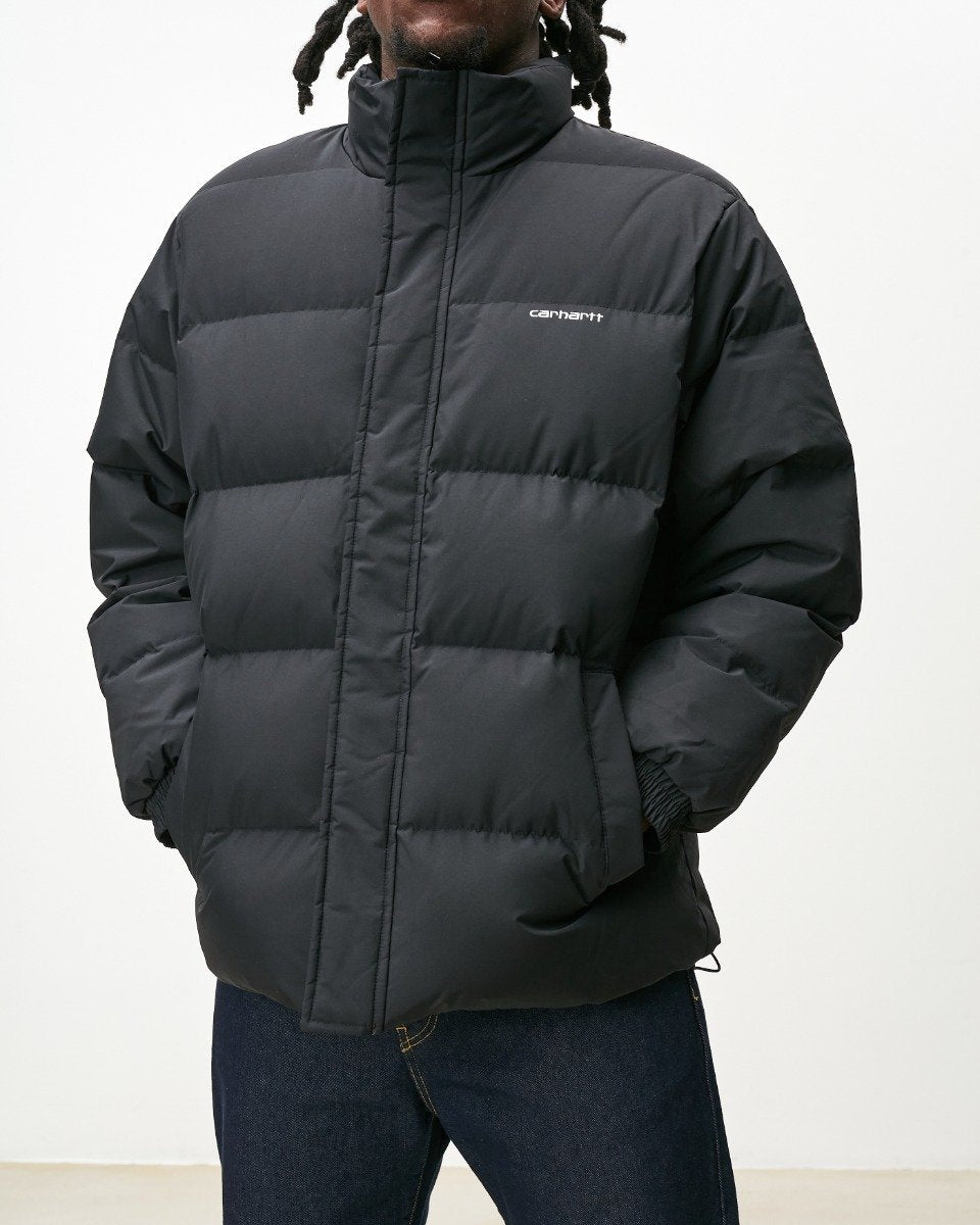 Carhartt WIP - Danville Jacket - BLACK / WHITE / Sort - Jakker