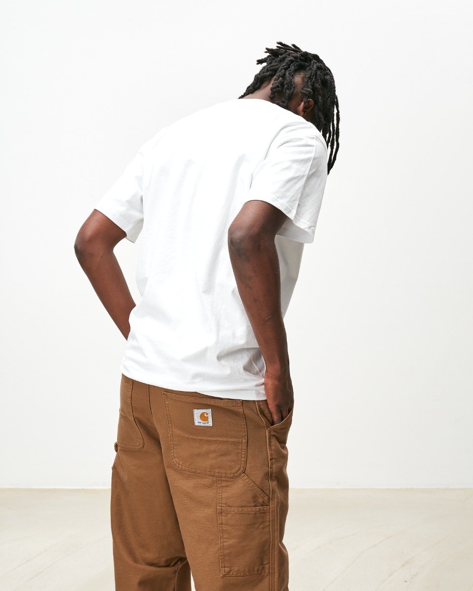 Carhartt WIP S/S American Script T-Shirt White
