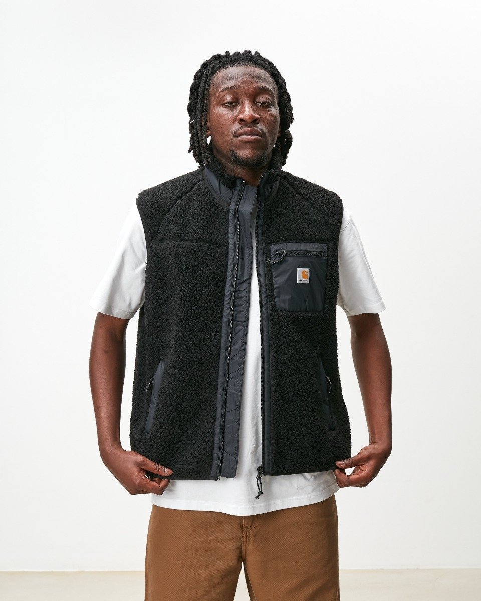 Carhartt WIP - Prentis Vest Liner - BLACK / BLACK / Sort - Jakker
