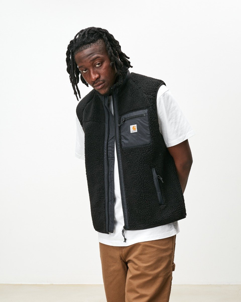 Carhartt WIP - Prentis Vest Liner - BLACK / BLACK / Sort - Jakker