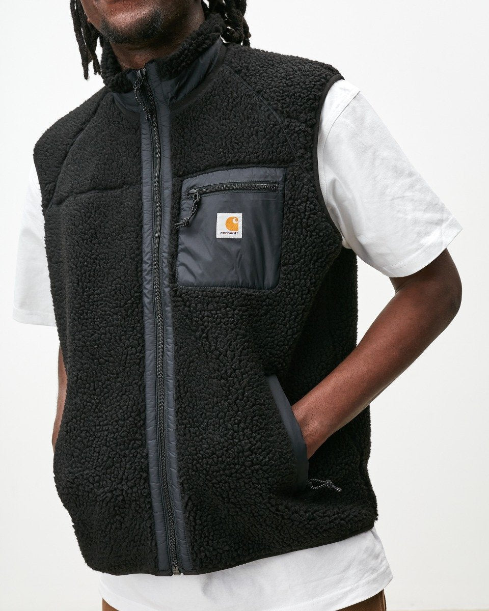 Carhartt WIP - Prentis Vest Liner - BLACK / BLACK / Sort - Jakker