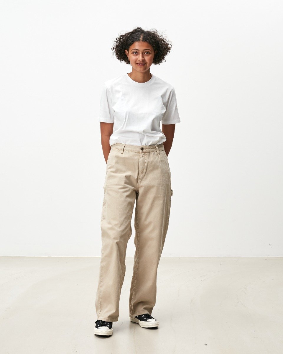 Carhartt WIP - W' Pierce Pant Straight Hudson - DUSTY H BROWN FADED / Brun - Bukser