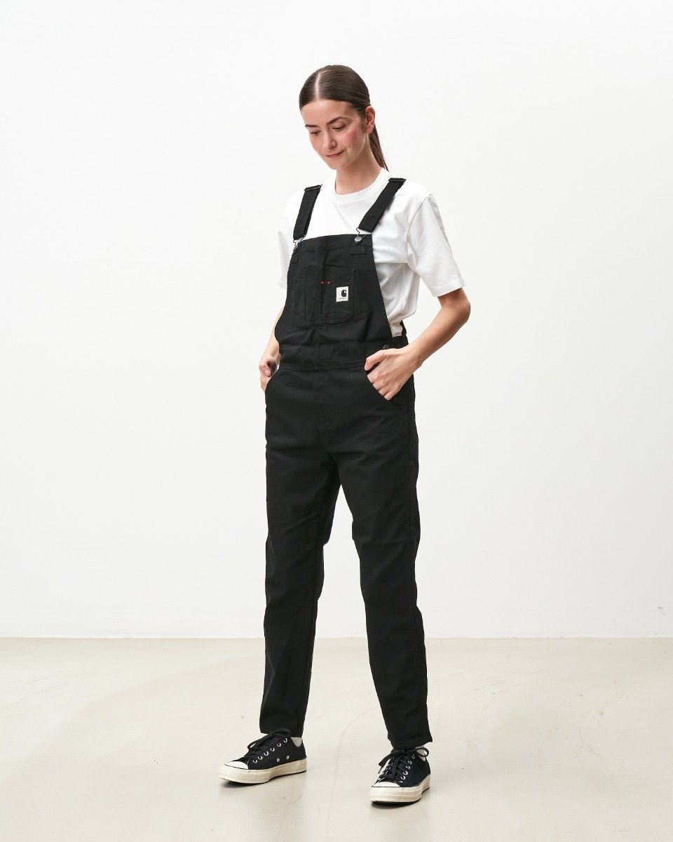 Carhartt WIP - W' Bib Overall Hudson - BLACK / Sort - Overalls