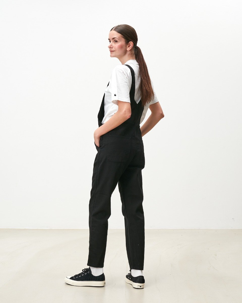 Carhartt WIP - W' Bib Overall Hudson - BLACK / Sort - Overalls