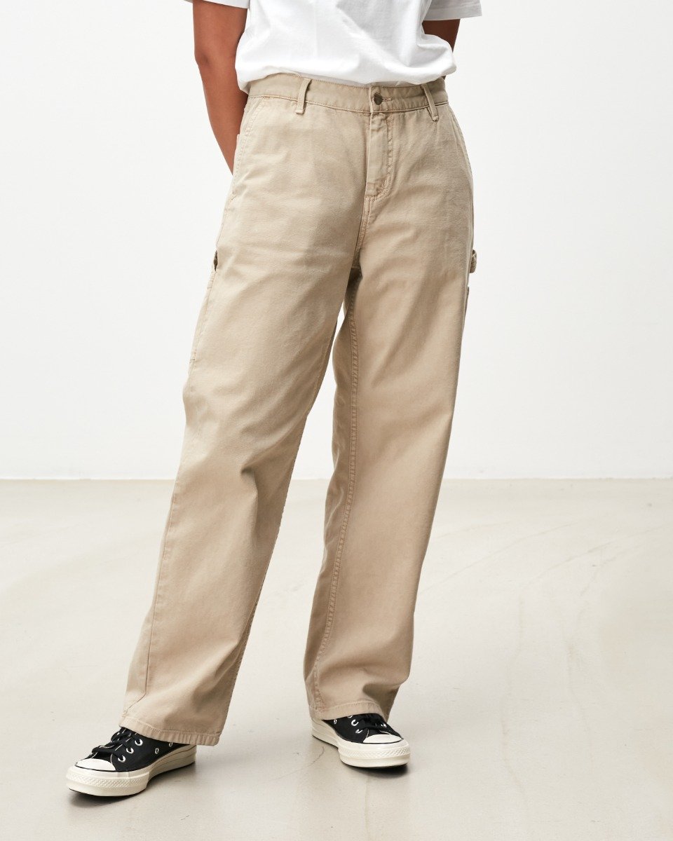 Carhartt WIP - W' Pierce Pant Straight Hudson - DUSTY H BROWN FADED / Brun - Bukser