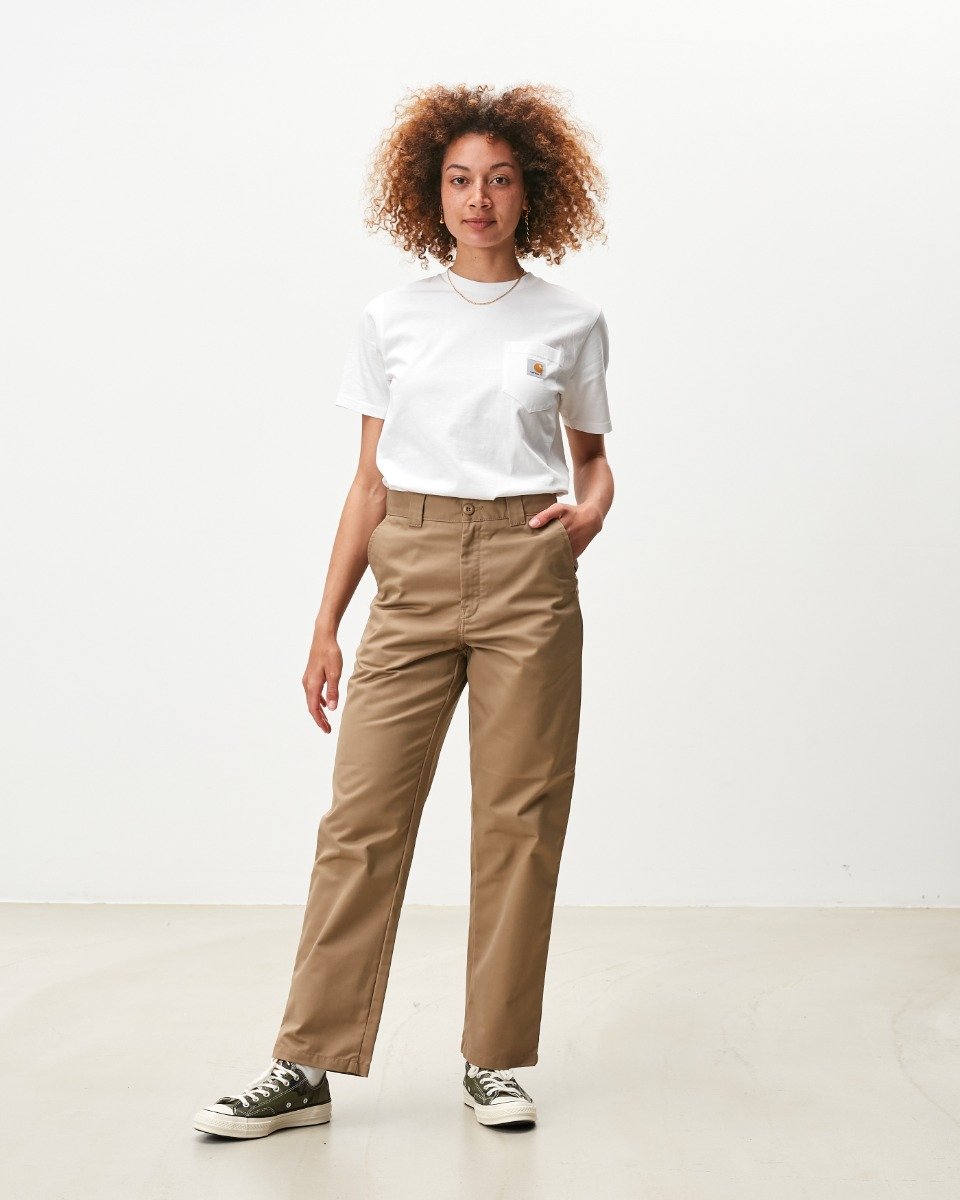 Carhartt WIP - W' Master Pant Dunmore - LEATHER RINSED / Beige - Bukser