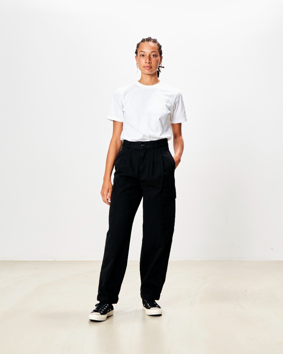 Carhartt WIP - W' Collins Pant Moraga - BLACK / Sort - Bukser