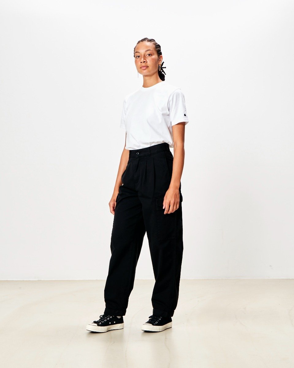 Carhartt WIP - W' Collins Pant Moraga - BLACK / Sort - Bukser