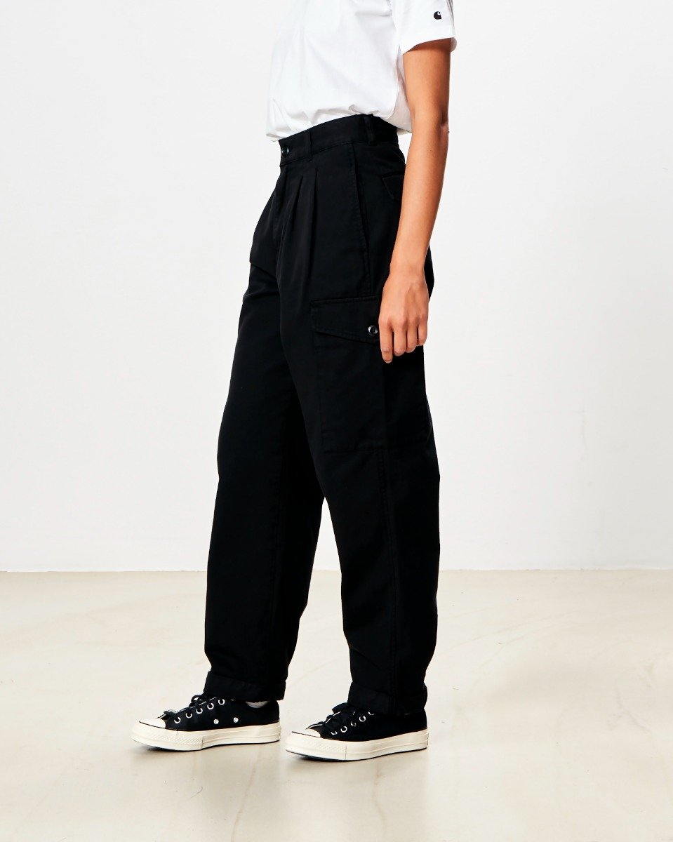 Carhartt WIP - W' Collins Pant Moraga - BLACK / Sort - Bukser