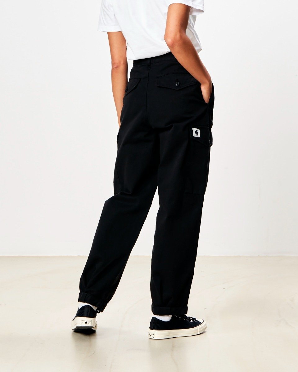 Carhartt WIP - W' Collins Pant Moraga - BLACK / Sort - Bukser