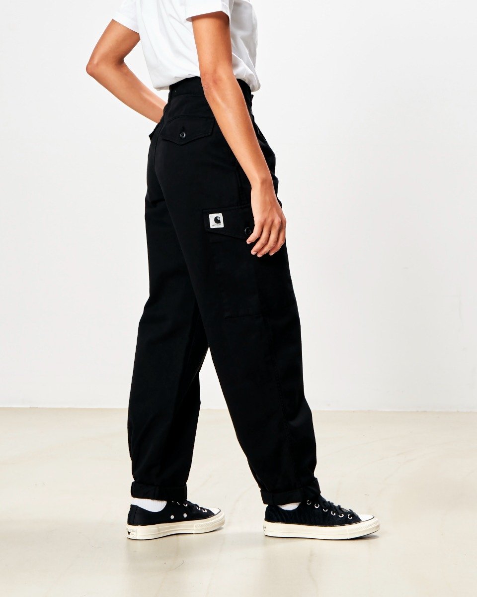 Carhartt WIP - W' Collins Pant Moraga - BLACK / Sort - Bukser