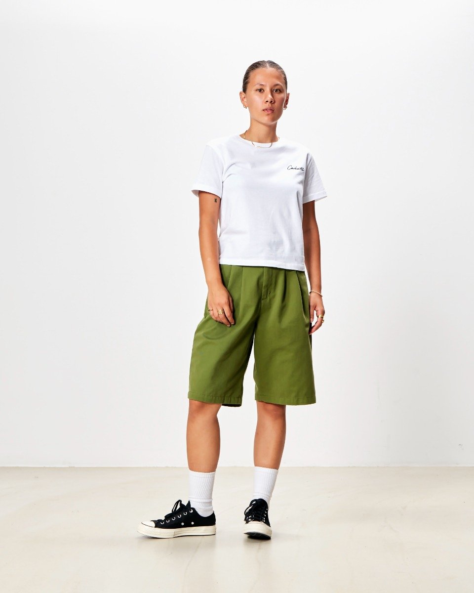 Carhartt WIP W' Tristin Short Kiwi Rinsed