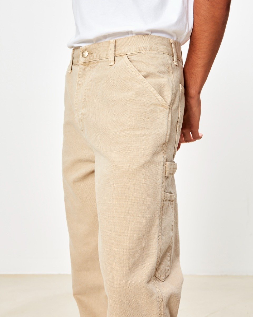 Carhartt WIP Single Knee Pant Dusty H Brown Faded