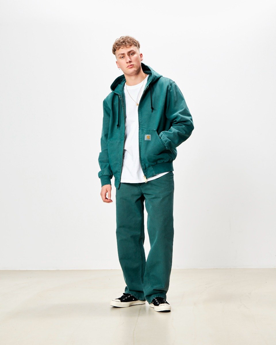 Carhartt WIP - Simple Pant Dearborn - BOTANIC FADED / Grøn - Bukser