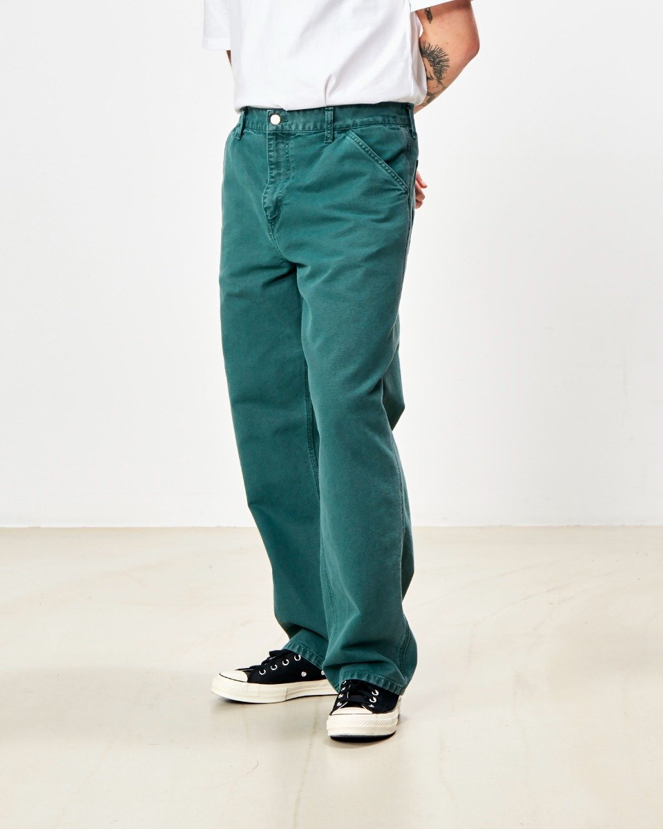 Carhartt WIP - Simple Pant Dearborn - BOTANIC FADED / Grøn - Bukser