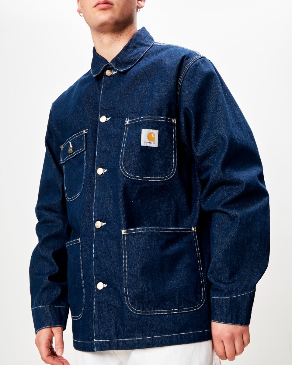 Carhartt WIP - OG Chore Coat (Summer) - BLUE ONE WASH / Blå - Jakker