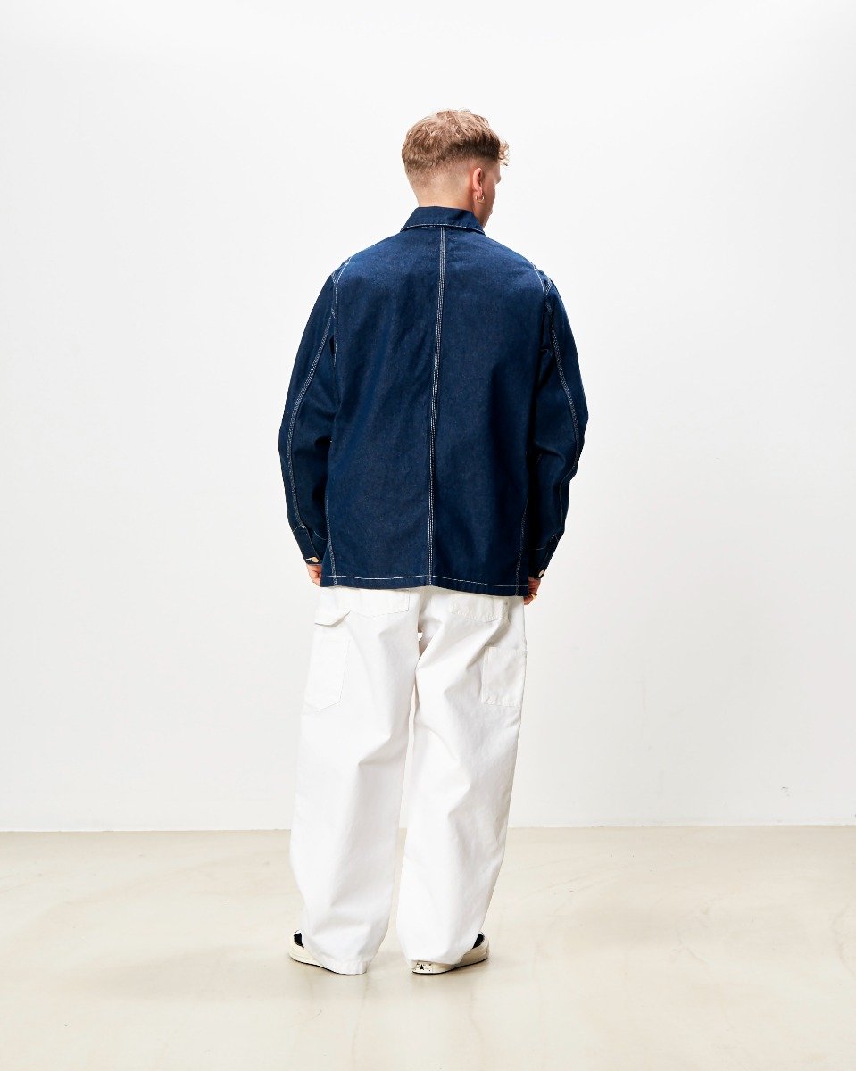 Carhartt WIP - OG Chore Coat (Summer) - BLUE ONE WASH / Blå - Jakker