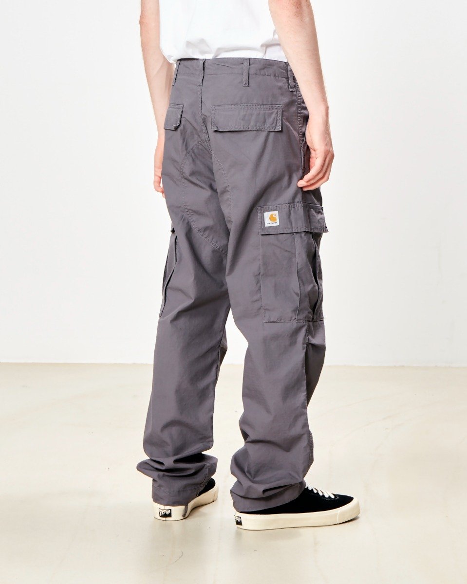 Carhartt WIP - Regular Cargo Pant Columbia - RHINO RINSED / Grå - Bukser